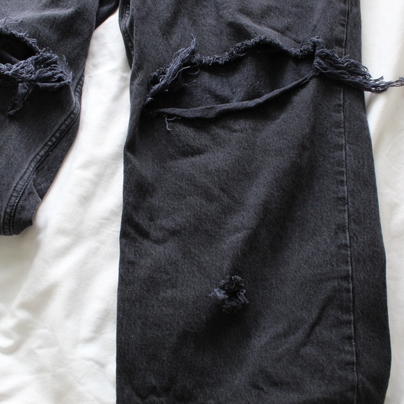 Black Curve Love Mid Rise Heavily Distressed 90s Boy Jean - Picture 2 of 11